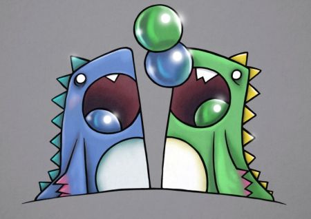 Bub and Bob from Bubble Bobble