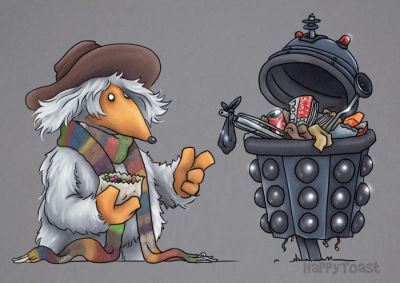 Dr Who meets the Wombles