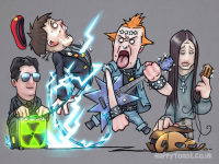 The Young Ones form a band