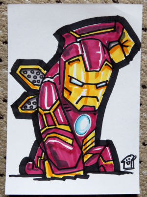 Ironman marker sketch 
