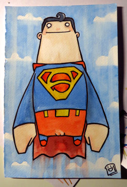 Superman taking off